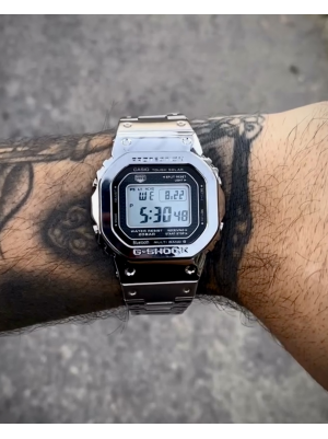 G-SHOCK DW-5600 AÇO PRATA