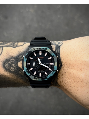 G-SHOCK GA-2100 48MM PRETO-CAMUFLADO