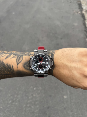 G-SHOCK STEEL MTG VERMELHO